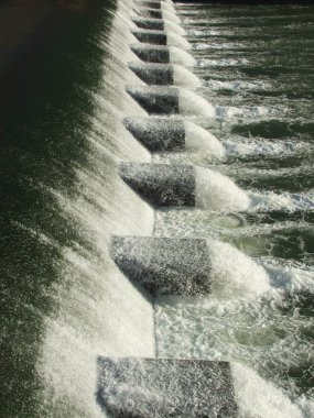 Bilbao nehrinin manzarası