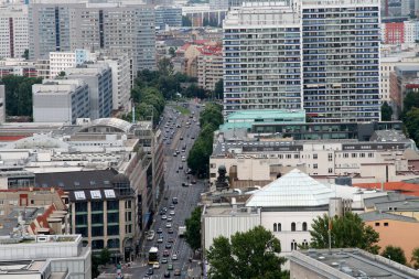 Berlin şehir merkezinde şehir manzarası