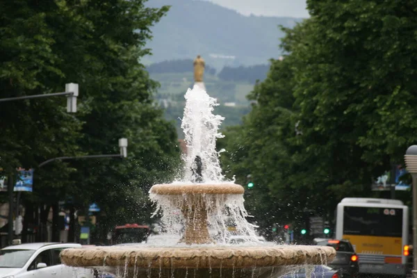 Fountain Urban Environment — Stock Photo, Image