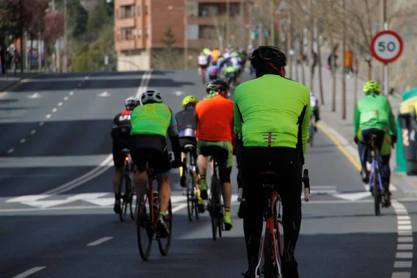 Radfahren Einer Städtischen Umgebung — Stockfoto