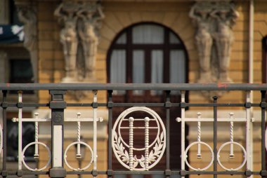 Bilbao şehrinde şehir manzarası