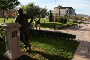 Bilbao şehrinde şehir manzarası