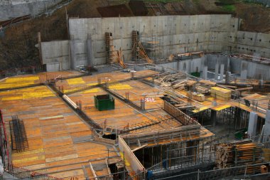 Bir inşaat alanının görüntüsü