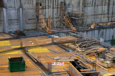 Bir inşaat alanının görüntüsü