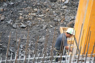 Bir inşaat alanının görüntüsü