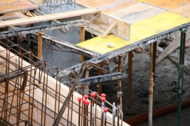 Bir inşaat alanının görüntüsü