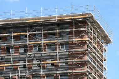 Bir inşaat alanının görüntüsü