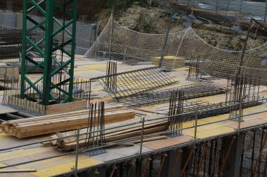 Bir inşaat alanının görüntüsü