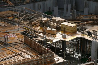 Bir inşaat alanının görüntüsü