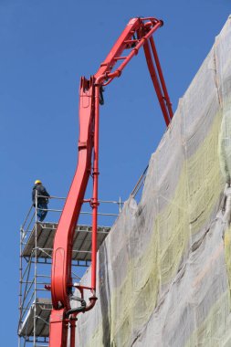 Bir inşaat alanının görüntüsü