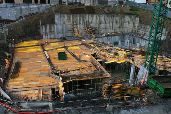 Vista Canteiro Obras — Fotografia de Stock