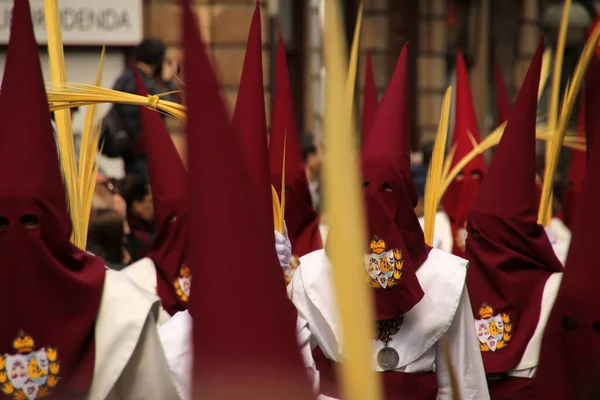 Spanya Kutsal Hafta Boyunca Geçit Töreni — Stok fotoğraf