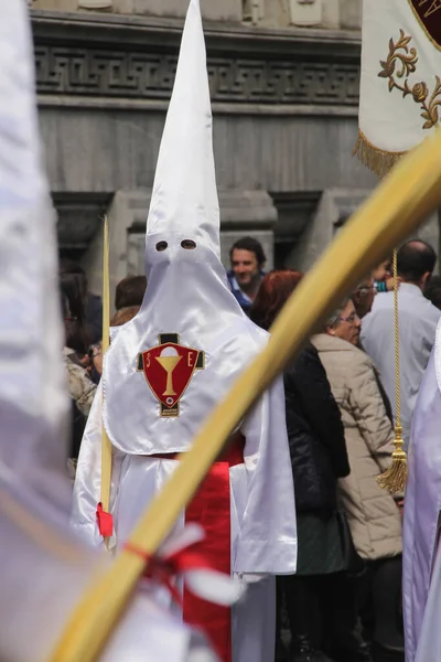 Parade Pendant Semaine Sainte Espagne — Photo