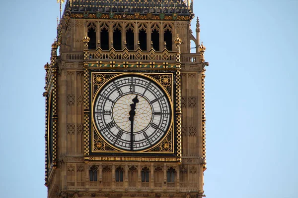 Big Ben Také Známý Jako Elizabeth Tower Londýn — Stock fotografie