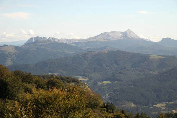 巴斯克地区的山区 — 图库照片