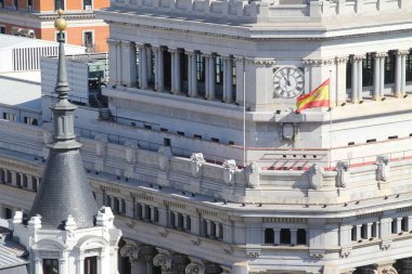 Madrid şehir merkezinde klasik mimari