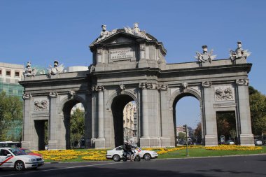 Madrid 'de şehir manzarası