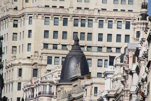 Arquitectura Clásica Centro Madrid — Foto de Stock