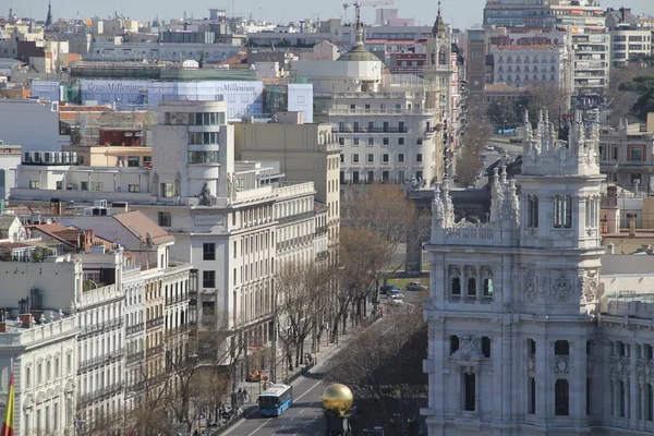 Madrid Şehir Merkezinde Klasik Mimari — Stok fotoğraf