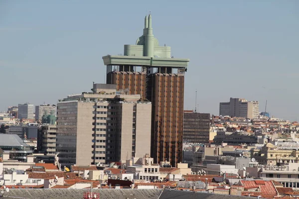 Arquitectura Clásica Centro Madrid — Foto de Stock