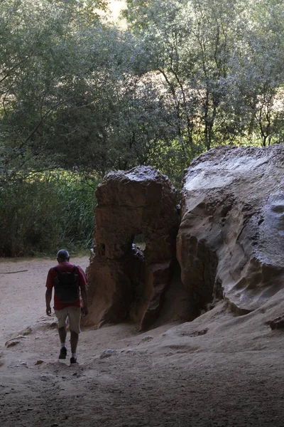 Hiking in the countryside