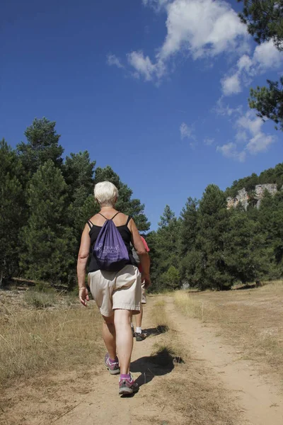 Hiking in the countryside