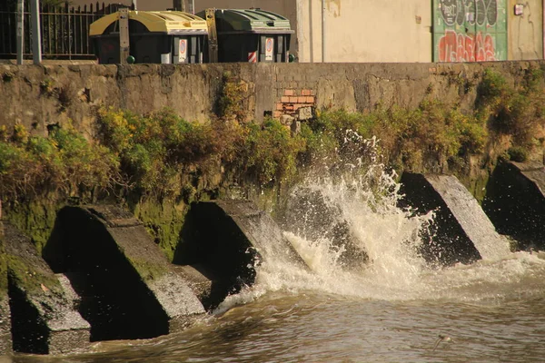 Vue Sur Rivière Bilbao — Photo