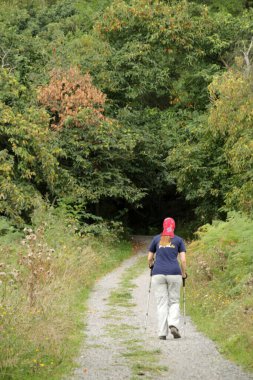 Kırsalda yürüyüş yapmak.