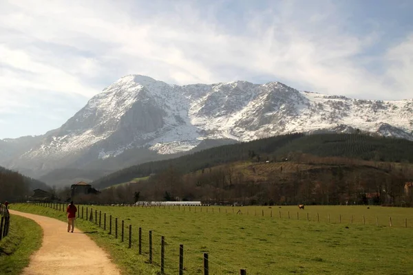 Montagna Nei Paesi Baschi — Foto Stock