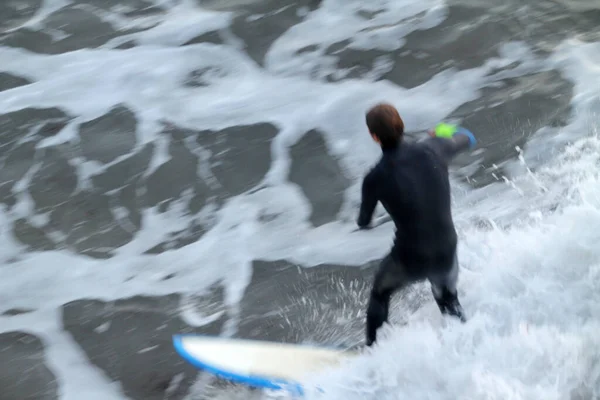 Surfing Shore Basque Country — Stock Photo, Image