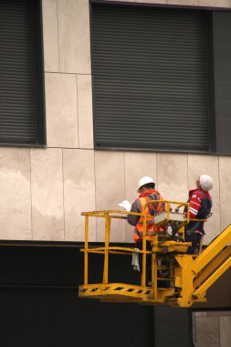 Bir inşaat alanının görüntüsü