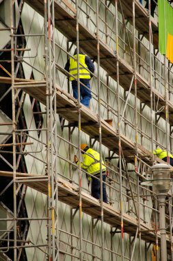 Bir inşaat alanının görüntüsü