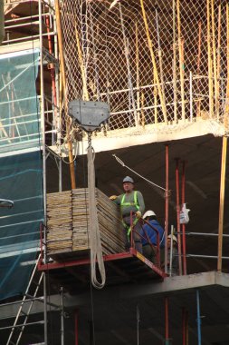 Bir inşaat alanının görüntüsü