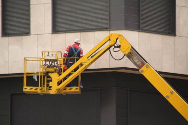 Bir inşaat alanının görüntüsü