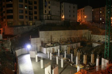 Bir inşaat alanının görüntüsü