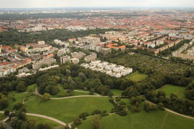 Münih 'te şehir manzarası