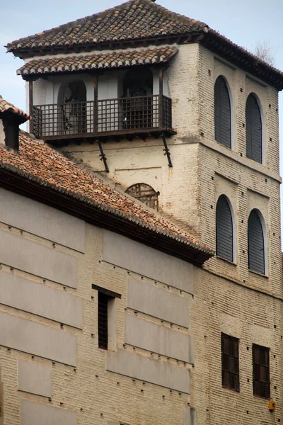 Αρχιτεκτονική Κληρονομιά Στη Γρανάδα Ισπανία — Φωτογραφία Αρχείου
