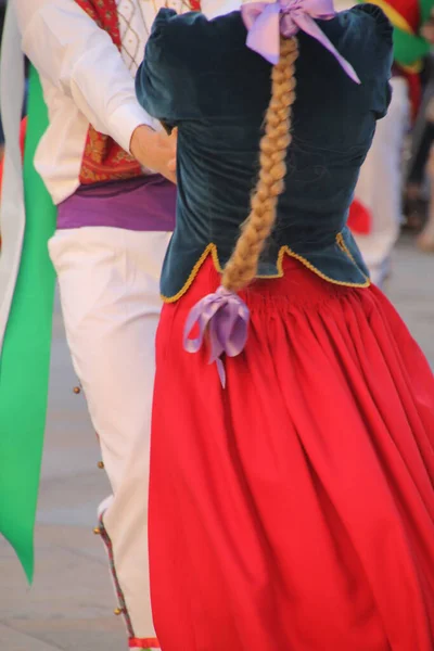 Festival Danza Folclórica Vasca Calle —  Fotos de Stock