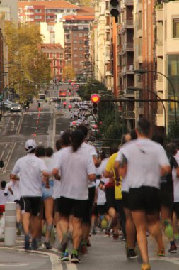 Bilbao sokaklarında popüler bir yarış