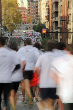 Bilbao sokaklarında popüler bir yarış