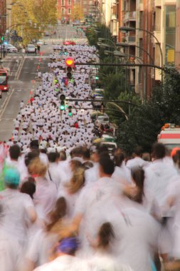 Bilbao sokaklarında popüler bir yarış
