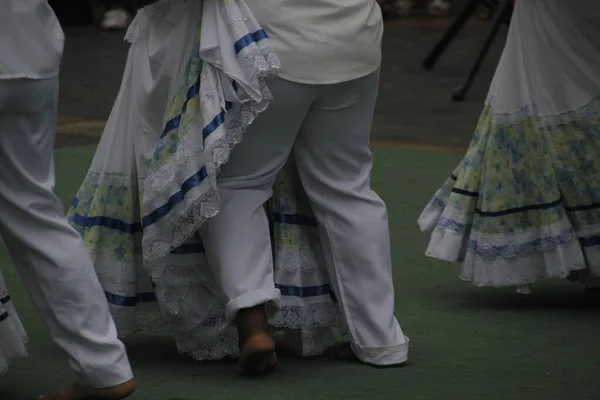 Danse Folklorique Colombienne Dans Festival Rue — Photo