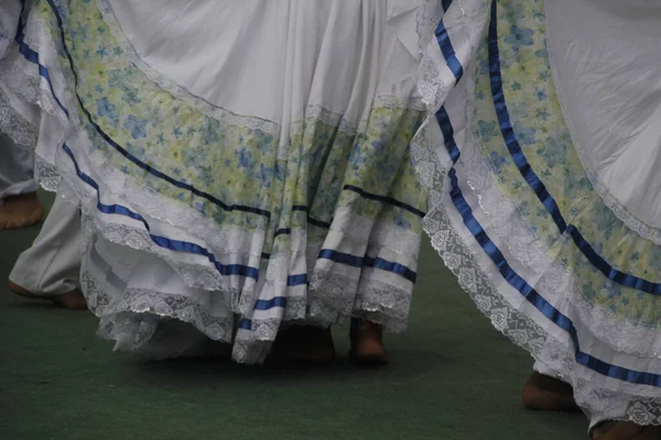 Danse Folklorique Colombienne Dans Festival Rue — Photo