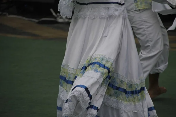 Colombian Folk Dance Performance Street Festival — Stock Photo, Image