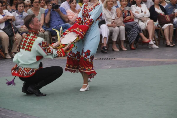 Rysk Folkdans Gatufestival — Stockfoto