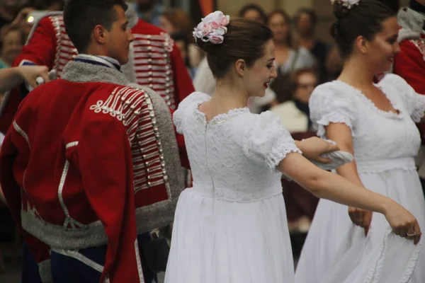 Exposição Dança Polonesa Festival Rua — Fotografia de Stock