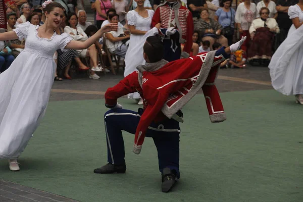 Exposition Danse Polonaise Dans Festival Rue — Photo