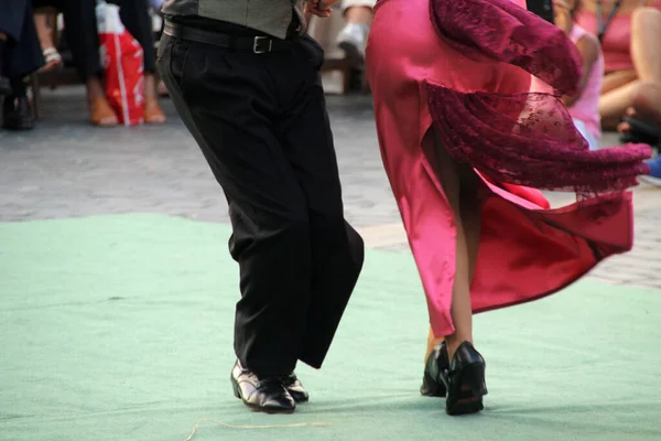 Danse Traditionnelle Argentine Dans Festival Steet — Photo