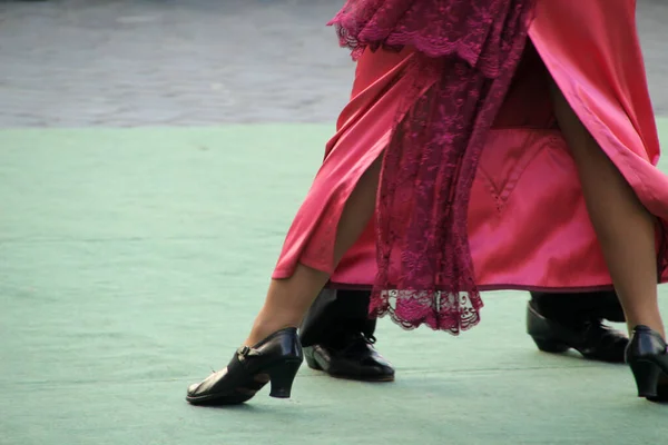 Παραδοσιακός Χορός Από Την Αργεντινή Ένα Φεστιβάλ Steet — Φωτογραφία Αρχείου
