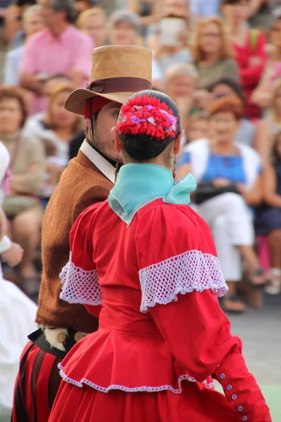 Παραδοσιακός Χορός Από Την Αργεντινή Ένα Φεστιβάλ Steet — Φωτογραφία Αρχείου